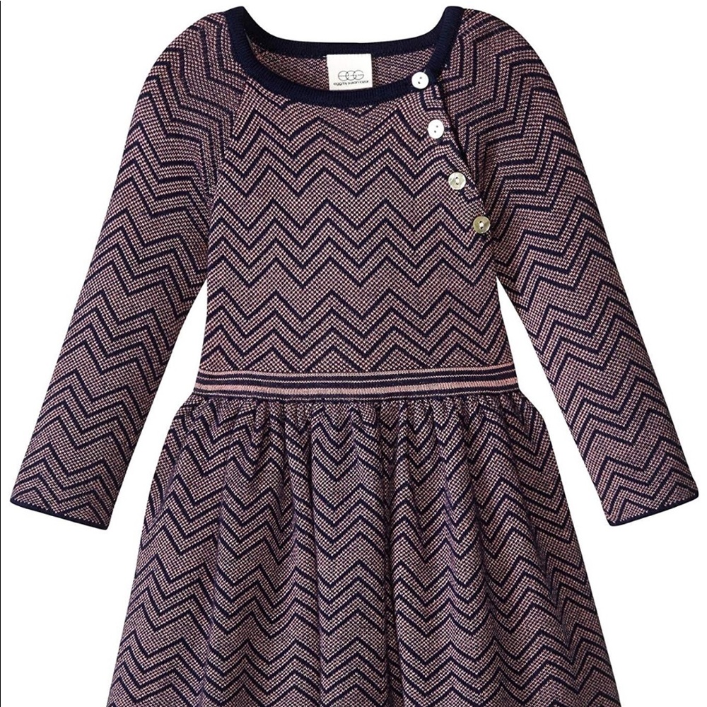 Egg Alexa dress in Navy and pink